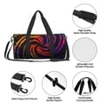 thumbnail image 4 of Balery A Bright Abstract Bolsa de Gimnasio para Mujeres y Hombres, Bolsa de Viaje Impermeable, Bolsa de Fin de Semana con Compartimento para Zapatos y Bolsillo Húmedo, 4 of 6