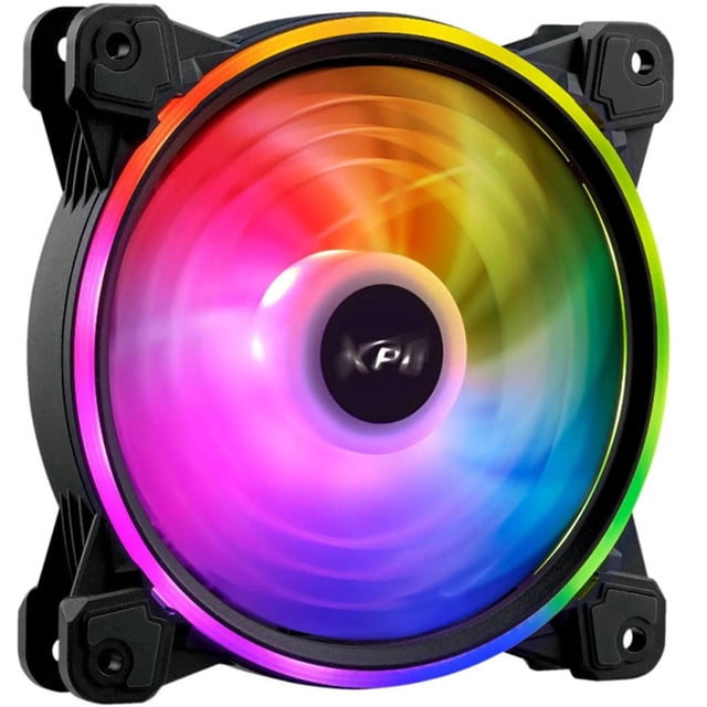 Ventilador PC XPG HURRICANE 120mm ARGB PWM 4 pines 2000RPM Negro