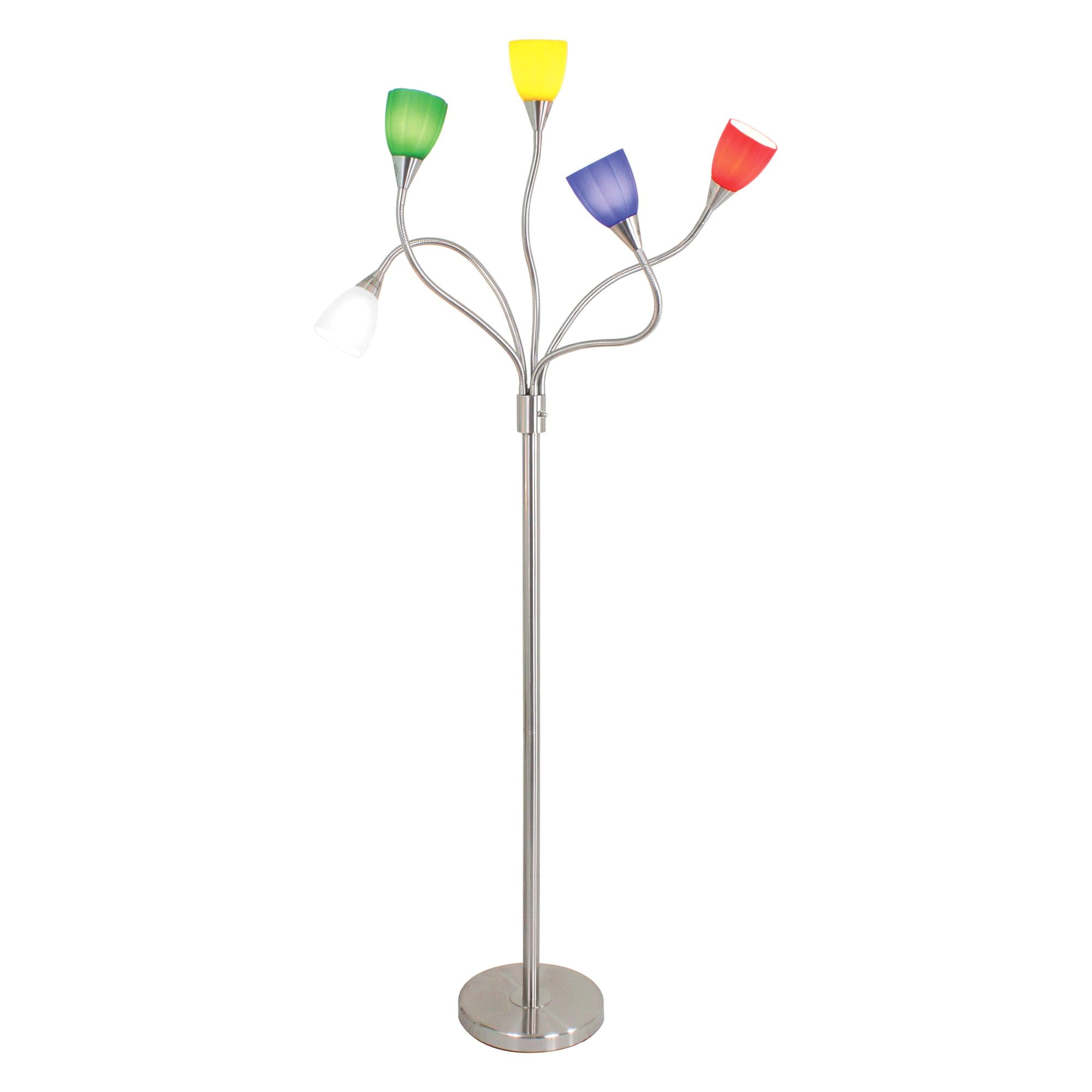 Medusa Contemporary Floor Lamp with Colored Sconces by LumiSource -  Walmart.com