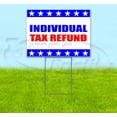thumbnail image 1 of Individual Tax Refunds (18" x 24") Yard Sign, Includes Metal Step Stake, 1 of 6