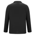 thumbnail image 6 of ZCFZJW Mens Casual 1/4 Zip up Sweatshirts Trendy Oversized Comfy Long Sleeve Stand Collar V Neck Pullover Sweater Tops Athletic Workout Shirts Black M, 6 of 6