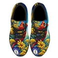 thumbnail image 2 of Kentucky Stte Cardinal and Goldenrod Flower Shoes Sneakers Black Size 4.5, 2 of 7