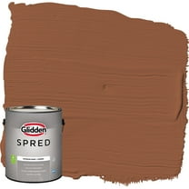 Glidden Spred Interior Paint & Primer Spiced Cider / Orange, Semi Gloss, 1 Gallon