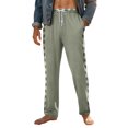 thumbnail image 2 of Mens Casual Sweatpants Lightweight Pants Drawstring Waist Workout Striped Plaid Pattern Striped Mens Elastic Waist Drawstring Workout Gym Joggers Green L, 2 of 9