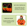 thumbnail image 3 of Halloween Boys Girls Pumpkin Costume Pumpkin Outfit Cosplay Party Clothes With A Hat, 3 of 7