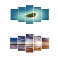 thumbnail image 2 of Monstrate Island Sunshine Peace Beach 5 uds Modular lienzo impreso póster Artesanía arena dorada Talla 1 Monstrate JJ13192-01, 2 of 6