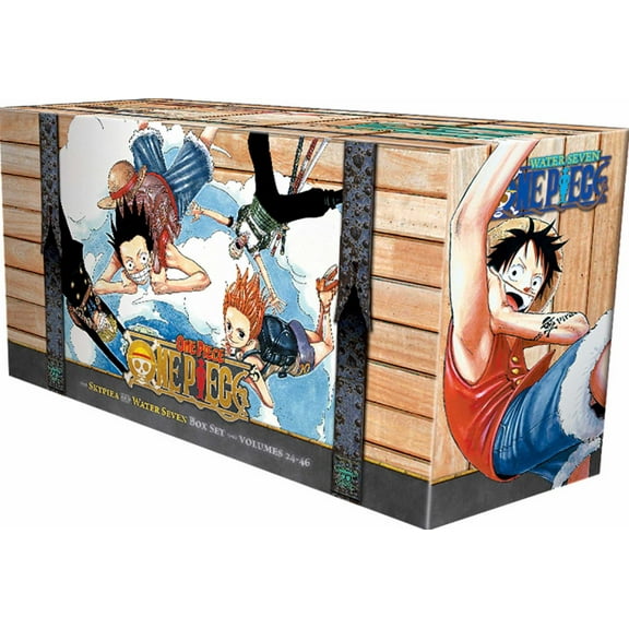 One Piece Box Set 2: Skypiea and Water Seven: Volumes 24-46 with Premium (Paperback)