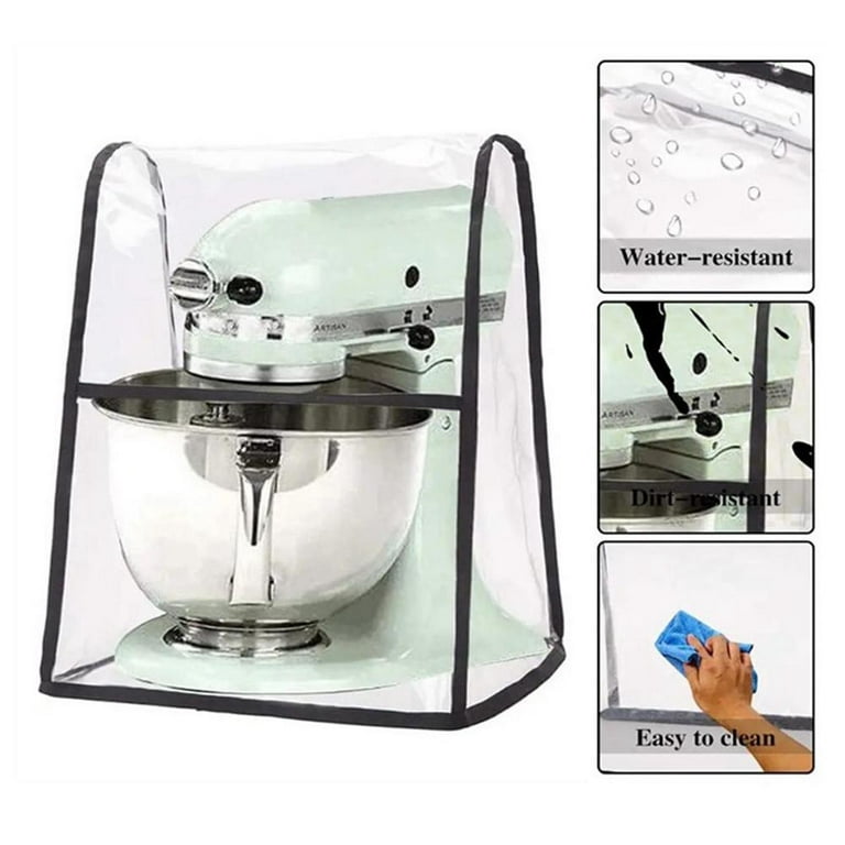 Clear Stand Mixer Cover, Kitchen Mixer Blender Dust Cover For