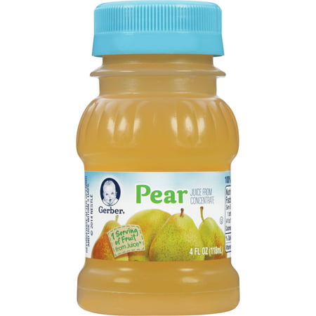 Gerber Pear Juice, 4 fl oz - Walmart.com