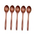 thumbnail image 4 of OUNONA Wooden Spoon Set 5Pack Serving Spoons Set for Tableware for Children, 4 of 8