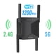 thumbnail image 5 of Amplificador De Señal Repetidor WiFi antenas externas amplificador de señal para el hogar (enchufe negro de 1200M UK) Likrtyny Para estrenar, 5 of 9