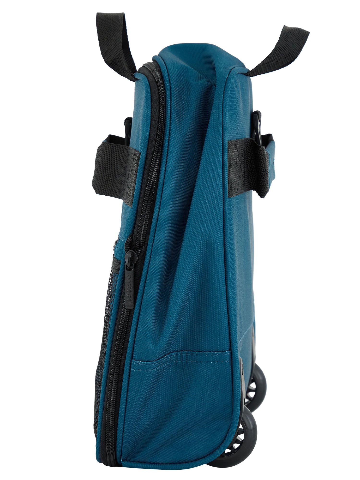 Protégé Navigation 32" Collapsible Rolling Duffel Bag with Inline Skate Wheels, Blue