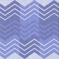 thumbnail image 1 of Ahgly Company Machine Washable Indoor Square Transitional Jeans Blue Area Rugs, 7' Square, 1 of 7