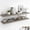 Grey, variant on 72 Inch Oak Wood Floating Wall Shelves, 2 Pack, 8" Deep Extra Long Shelving with Invisible Brackets for Bathroom, Kitchen, Bedroom, Living Room