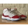 thumbnail image 4 of Ni - ke New Air Jordan 11 Retro Cherry GS White/Varsity Red-Black 378038-116 Size 5Y New, 4 of 5
