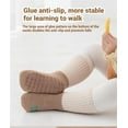 thumbnail image 3 of Baby Socks Non-skid Grip Toddler Socks Warm Thick Anti Skid Crew Socks for Girls Boys Newborn Infant Sock, 3 of 8