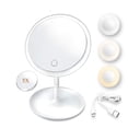 thumbnail image 1 of LED Vanity Mirror Light Makeup Mirror With 1X/10X Magnification 3 Light Colors Vanity Bathroom Cosmetic Table Led Lighted Mirror ,Widely Use, 1 of 7