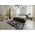 thumbnail image 5 of Ahgly Company Machine Washable Indoor Rectangle Transitional Platinum Gray Area Rugs, 4' x 6', 5 of 7