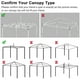 thumbnail image 5 of InstaHibit 9.6x9.6Ft Pop up Canopy Top Replacement 4 Sidewalls UV50+ Camping InstaHibit Modern, 5 of 11