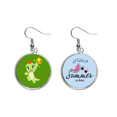 thumbnail image 1 of Dinosaurio unido amo Pendientes de sandía verano lóbulo desgaste Unbranded M, 1 of 3