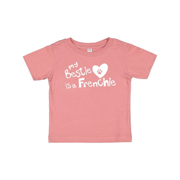 Inktastic Bestie Frenchie Boys or Girls Baby T-Shirt