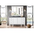 thumbnail image 7 of James Martin E444-V60S-MCA-3CBL Vanity Cabinet Mid Century Acacia w/ Quartz Top, 7 of 7