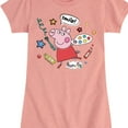 thumbnail image 3 of Peppa Pig - Paint Time - Girls Toddler And Youth Fitted Short Sleeve Tee, 3 of 5