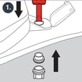 thumbnail image 2 of Kit de ajuste para asientos de inodoro Clorox con llave y arandelas, 2 of 5