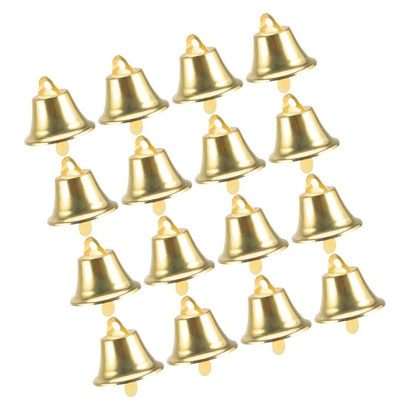 16 Pcs Trumpet Bell Gold Decor Hanging Bell Decor Party Bell Pendant Exquisite Bell Decor Craft Bells