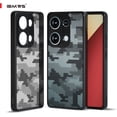 thumbnail image 5 of ibmrs For Redmi Note 13 Pro 4G Phone Case/Poco M6 Case, Translucent Shockproof Cover (Camo Black), 5 of 6