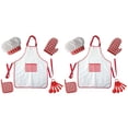 thumbnail image 1 of 2 Sets of Kids Cooking Kits Child Kitchen Kits Children Apron Cooking Apron For Kid, 1 of 5