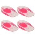 thumbnail image 4 of Almohadilla 2 Pares Suave Universal Mujer Silicona Talón Cojín Masaje Pie Dolor Alivio Zapato Plantilla, 4 of 7