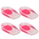 thumbnail image 4 of Almohadilla 2 Pares Suave Universal Mujer Silicona Talón Cojín Masaje Pie Dolor Alivio Zapato Plantilla, 4 of 7
