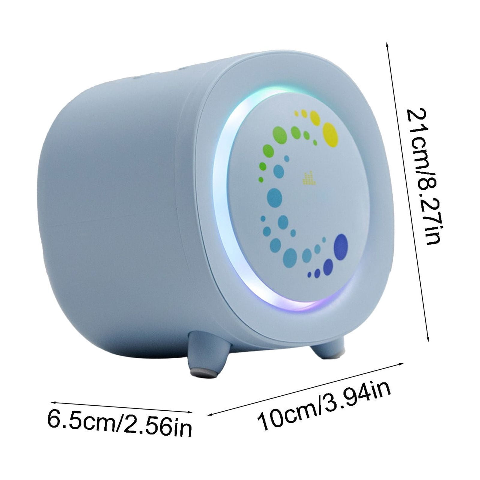 LACKUST Portable Mini Bluetooth Speaker with Bass, Outdoor Wireless Subwoofer for Phone, Car & Home, Compact Small Travel Speaker - Blue
