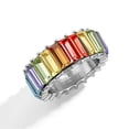 thumbnail image 1 of Anillo HUOGUO Vintage Romantic Exquis Full Drill para mujer, 1 of 2