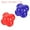 Red Blue, variant on Unique Bargains Bounce Reaction Balls Coordination Training Ball Agility Trainer Silicone for Speed Reflex, Pink Red 2 Pack
