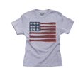thumbnail image 1 of Baseball American Flag Bats and Balls Song Lyrics Unique Boy's Cotton Youth Grey T-Shirt, 1 of 2