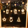 thumbnail image 4 of 2 Pcs LED Star Fairy Lights Window Light with Suction Cup For Party Christmas Hanging Window Decoration, 4 of 5