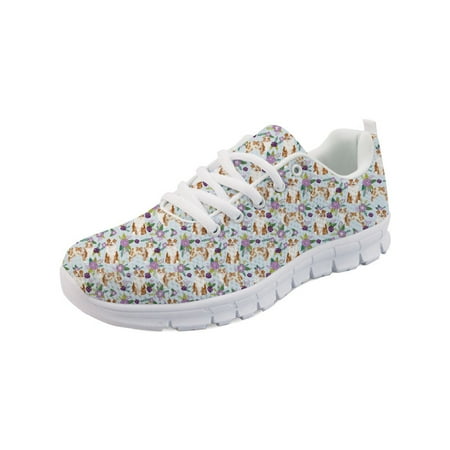 

Australian Shepherd Printing Flat Shoes Ladies Fashion Sneakers for Females Breathable Mesh Shoes Teenagers Zapatos