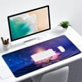 thumbnail image 6 of Desk Mat for Desktop,Extended Gaming Lotus Mouse Pad,Non-Slip Rubber Base Mousepad with Stitched Edges for Office Home Desk Decor,31.5X15.7 Inch, 6 of 6