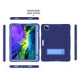 thumbnail image 7 of ELEHOLD Rugged Hybrid Case for iPad Pro 12.9 2022/2021/2020/2018 Three-Layer Full Protection Hidden Kickstand Pencil Holder Shockproof Durable Case for iPad Pro 12.9 inch,Navyblue, 7 of 7