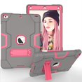 thumbnail image 1 of New iPad 9.7" 2018/2017 Case, Mignova Heavy Duty rugged Hybrid Protective Case with Build In Kickstand For Apple iPad 9.7 2018/2017 A1893 A1822 A1835(Grey+Pink), 1 of 7