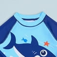 thumbnail image 6 of HCNTES Toddlers Boys' 3-Piece Rashguard Set Kids Bathing Suit Set with Hat UPF 50+(Sky Blue,11-12 Years), 6 of 8