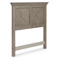 thumbnail image 5 of Pemberly Row Contemporary Mountain Lodge Wood Twin Headboard in Gray, 5 of 10