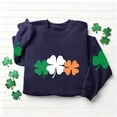thumbnail image 4 of Tauxra Chandail de la Saint-Patrick pour Femmes à Manches Longues, Col Rond, Coupe Ample, Blouse Tunique Décontractée, 4 of 6