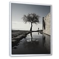 thumbnail image 2 of Designart "House By The Tree Tranquility" Aquariums Floater Framed Wall Art Prints, 2 of 5