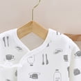 thumbnail image 6 of 6-9 Months Newborn Girl Fall Outfits Fall Winter Clothes Long Sleeve Sweatshirt Pullover Tops + Pants Outfit Set Girls Gray Tracksuit, 6 of 7