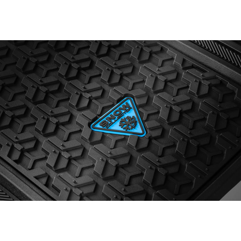 Auto Drive 4pc Snow Collector Rubber Floor Mat Black - Universal Fit for  Cars, SUVs, Vans & Trucks, VSN#22PM142 