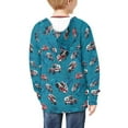 thumbnail image 3 of chaqlin Ambulance Hoodies for Boys 6-7 Trendy Y2K Zip Up Hoodie Sweatshirts Cartoon Car Long Sleeve Jacket Causal Running Workout Sports Top with Pocket, 3 of 6