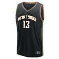 thumbnail image 2 of Unisex Fanatics Leonie Fiebich Black New York Liberty Explorer Edition Fast Break Replica Jersey, 2 of 3